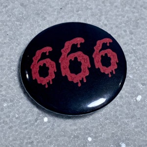 Bloody 666 Pin