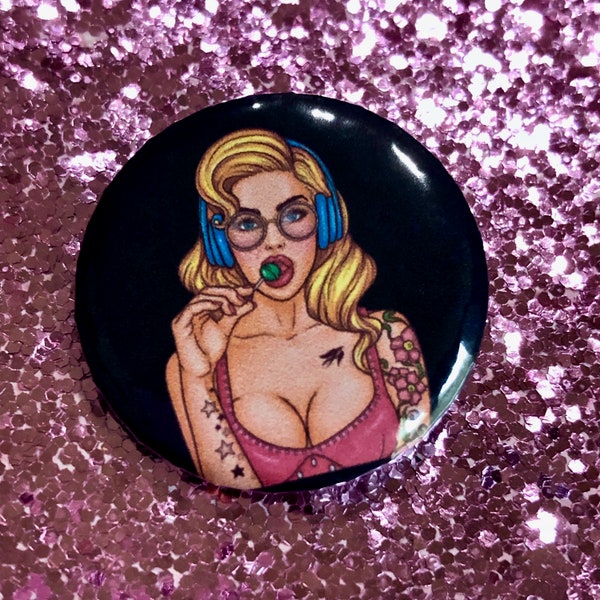 Don't Be a Sucker Tattoo Model Pin