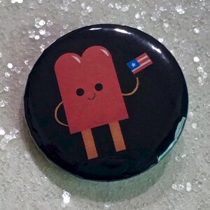 Red White and Blue Popsicle Flag Pin