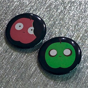 Best Friend Zombie Apple Pin Pack