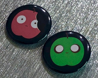 Best Friend Zombie Apple Pin Pack