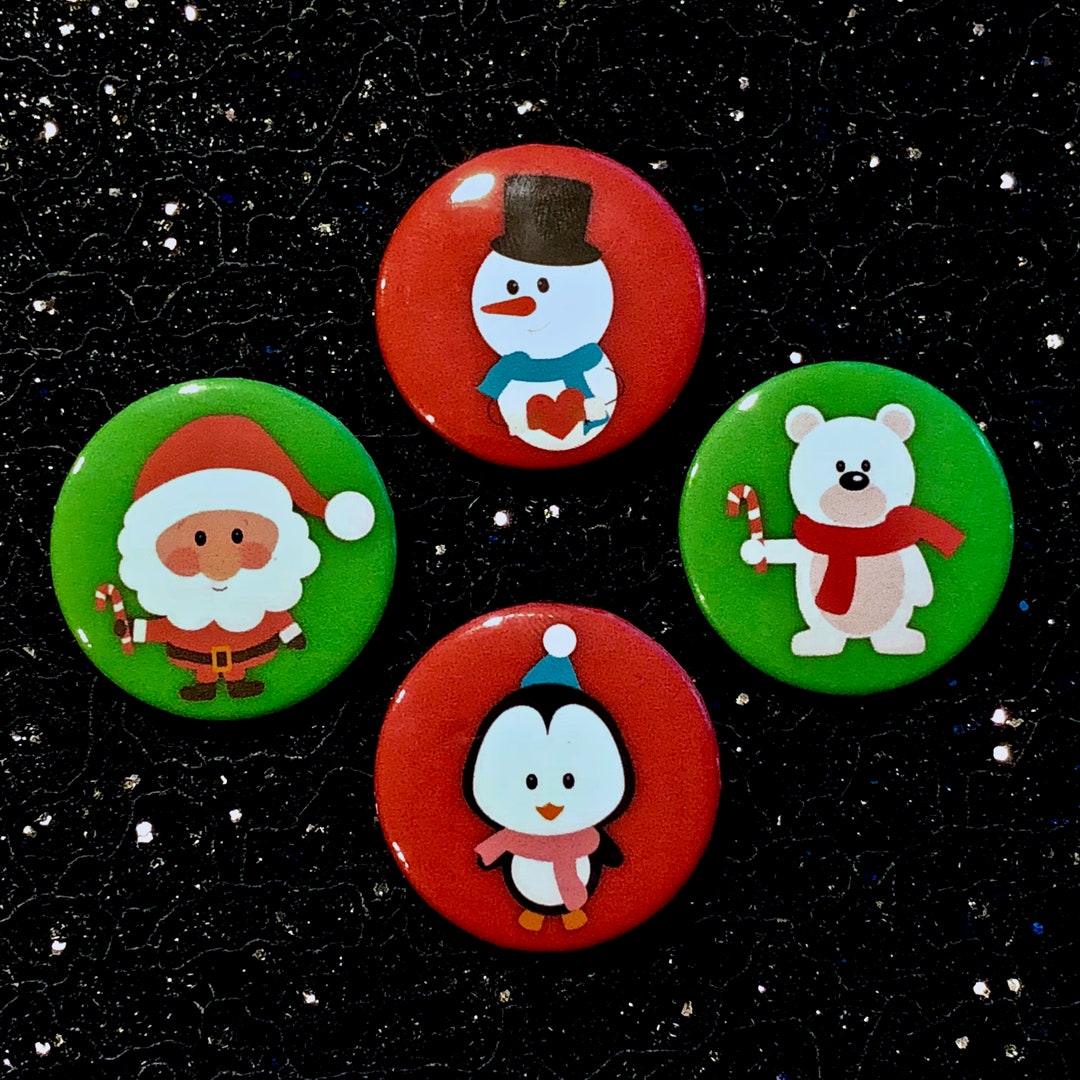 Adorable Christmas Pals Pin Pack - Etsy