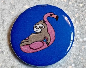 Summertime Sloth Pin
