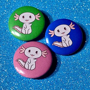 Cute Axolotl Pins