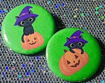 Witch Cat Pin Pack