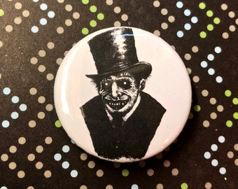 Top Hat Zombie Pin