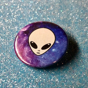 Galaxy Alien Pin