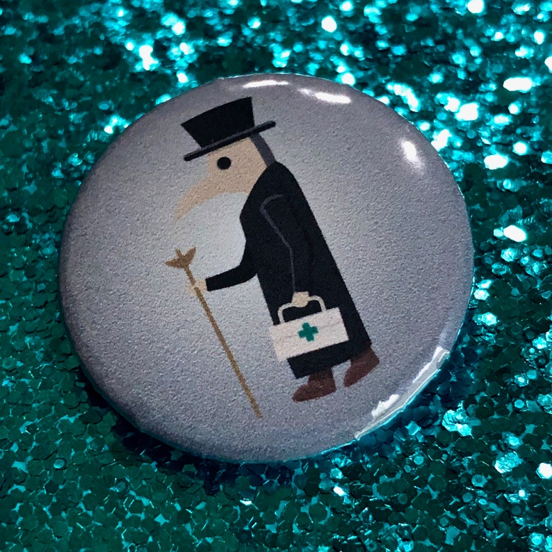 Plague Doctor Pin