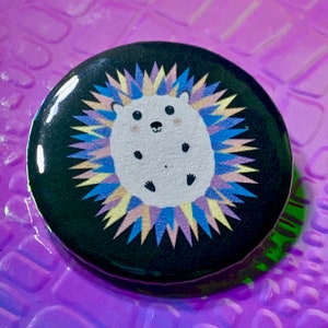 Lucky Hedgehog Pastel Pin