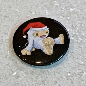 Cute Yeti Christmas Pin