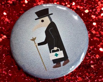 Plague Doctor Pin