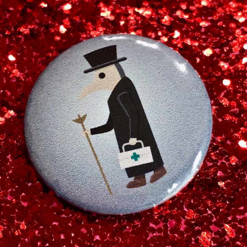 Plague Doctor Pin