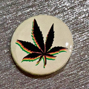 Retro Pot Leaf Pin