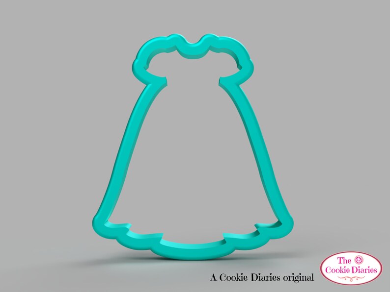 Baptismal/christening Gown Cookie Cutter Etsy
