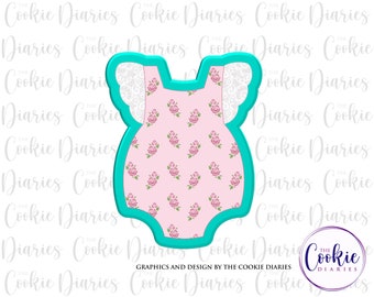 Baby Girl Romper Cookie Cutter