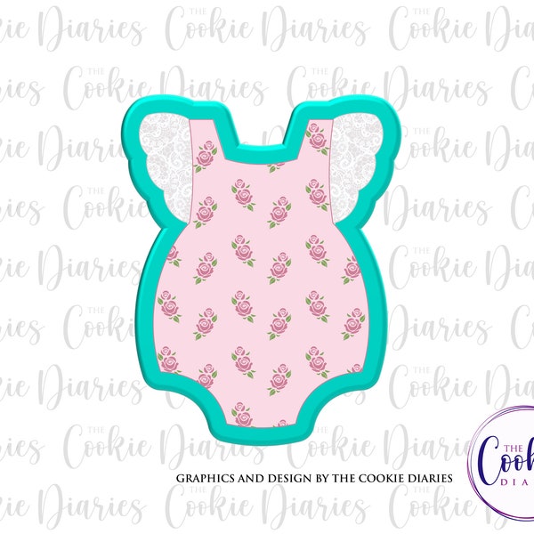 Baby Girl Romper Cookie Cutter