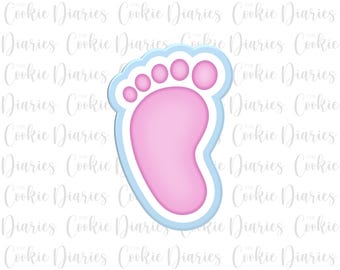 Baby Footprint Cookie Cutter