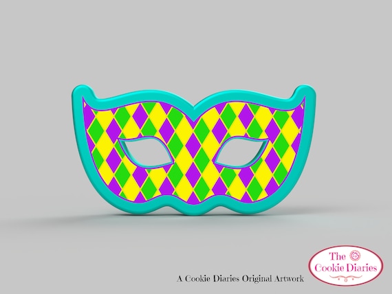 Mardi Gras Mask Cookie Cutter - Cheap Cookie Cutters