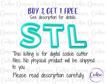 STL/Digital Cookie Cutter File