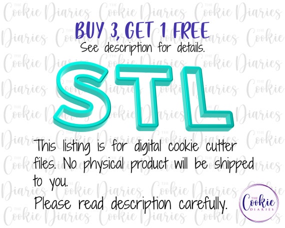 STL/Digital Cookie Cutter File