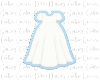 Baptismal/Christening Gown Cookie Cutter