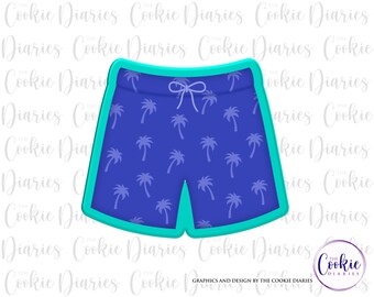 Swim Trunks Cookie Cutter