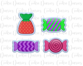 Mini Candy Cookie Cutter Set