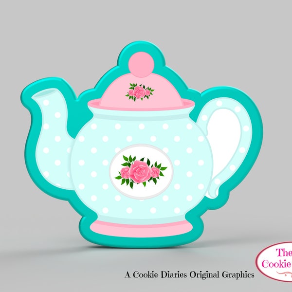 Teapot Cookie Etsy