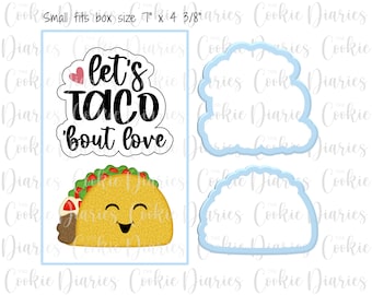 Let's Taco 'Bout Love Cookie Cutter Set