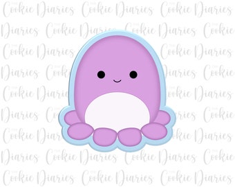 Octopus Squish Plushie Cookie Cutter