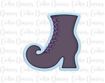 Laura's Witch Boot Cookie Cutter or Fondant Cutter and Clay Cutter - Etsy