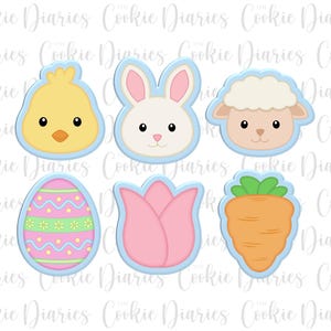 Mini Easter Cookie Cutter Set (revised)