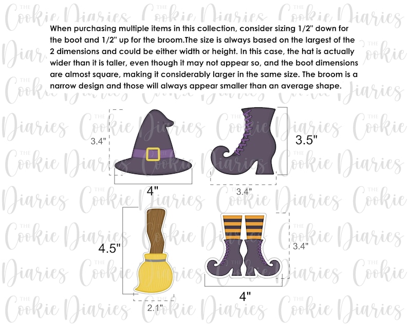 Witch Hat 2 Cookie Cutter - Etsy