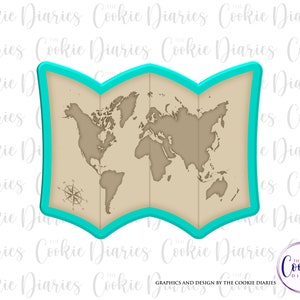 Emporte-pièce en forme de carte pliée