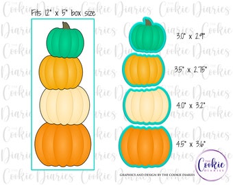 Build A Pumpkin Stack 2 Cookie Cutter Set