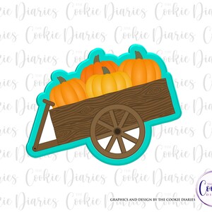 Pumpkin Wagon 1 Cookie Cutter