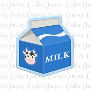 Coupe-biscuits en carton de lait