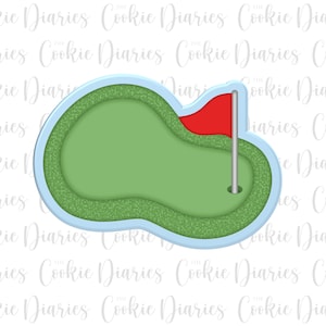 Golf Green Cookie Cutter