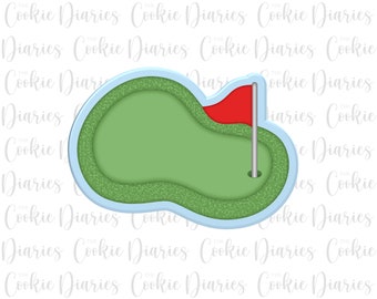 Golf Green Cookie Cutter