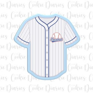 Baseball Jersey Cookie Cutter