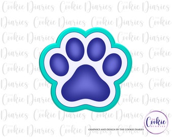 Paw Print Cookie Cutter