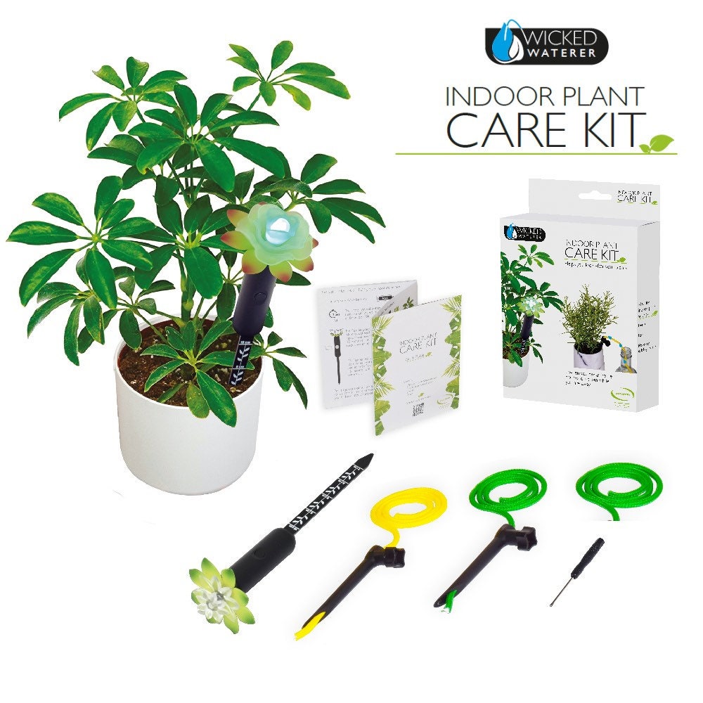 Indoor Plant Care Kit. Includes Plant Water Moisture Sensor and