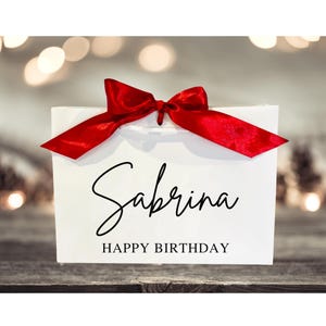 18th, 21st, 30th, 40th, 50th personalised birthday gift bag. Special birthday. Milestone birthday gift.