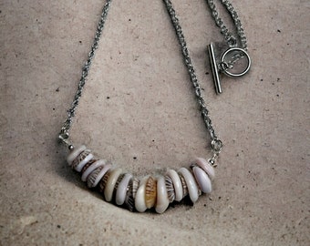 Hawaiian Puka & Small Opihi Shells Necklace
