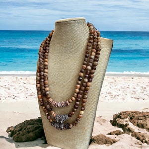 Sea Urchin False Opihi Shells Necklace