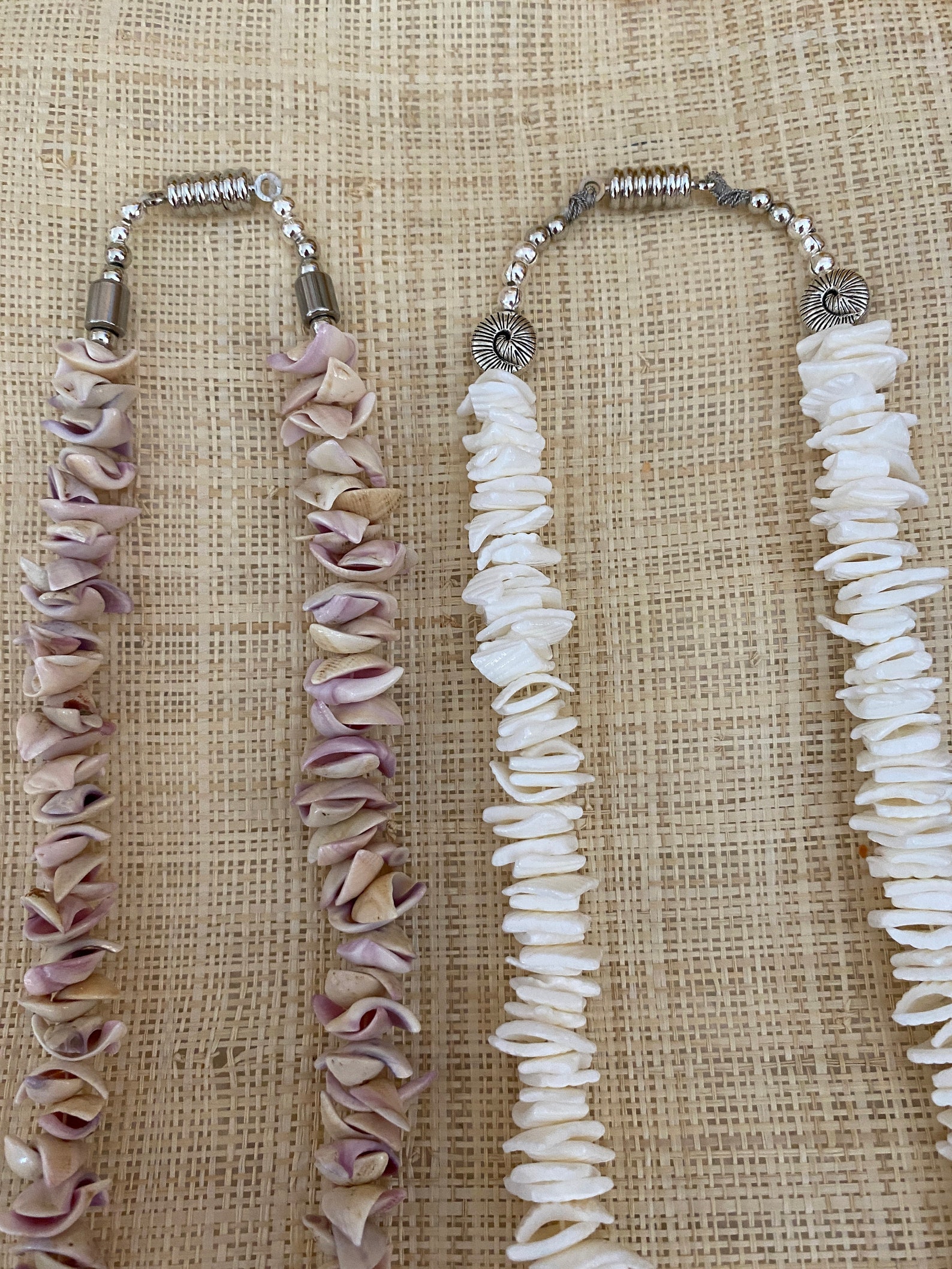 Puka Shells Violet Coral Shells Necklace - Etsy