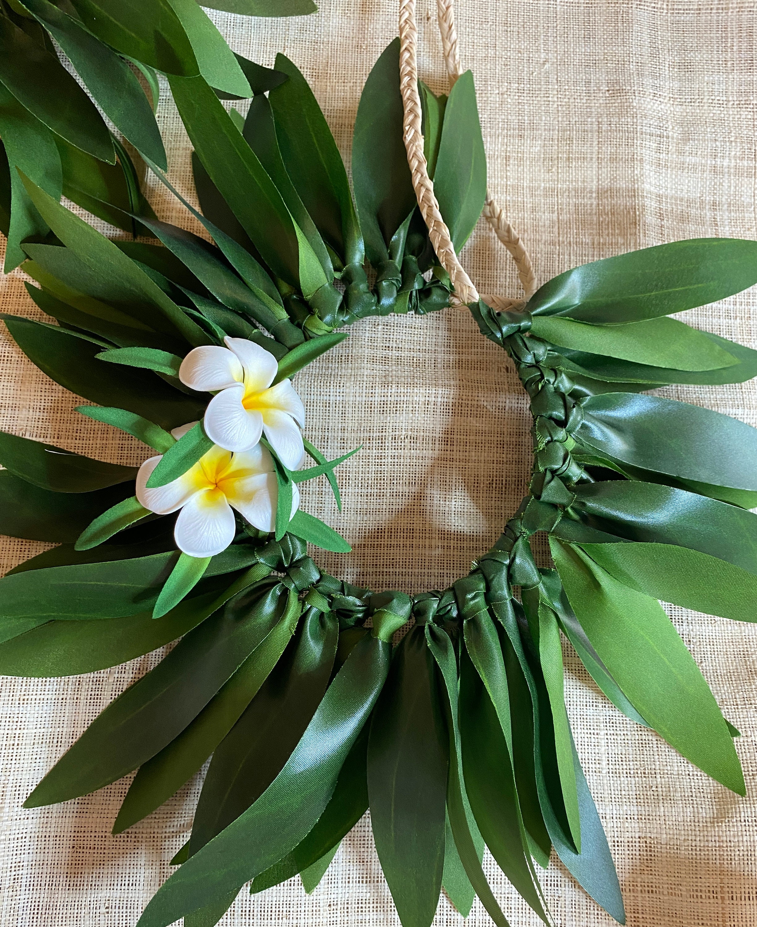 Hawaiian Silk Maile & Orchid Lei. Perfect for Any Tropical