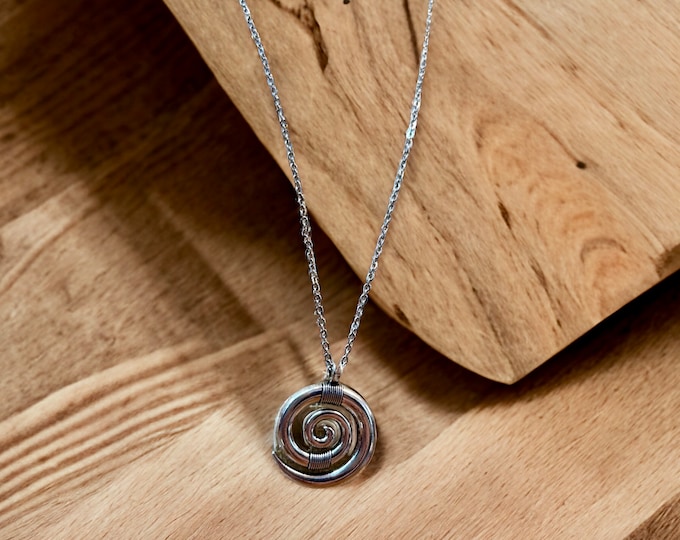 Sterling Silver Koru Wave Pendant Connections With the Ocean. Maori ...
