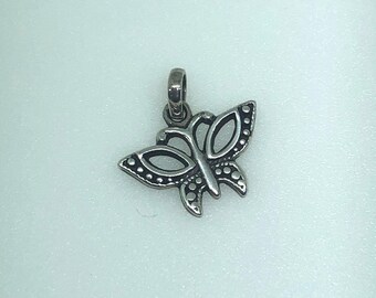 Sterling Silver Butterfly Pendant