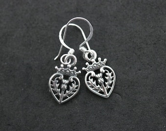 Scottish Thistle Earrings | 925 Sterling Silver